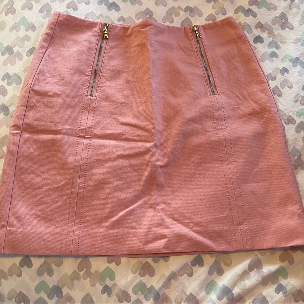 LOFT pink mini skirt- 6